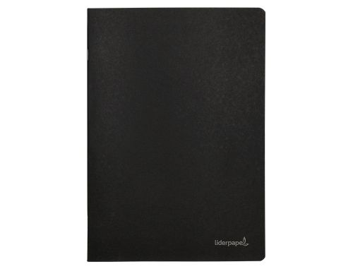 Caderno agrafado liderpapel capa preta din a5 80 f quadricula 5mm 60gr , Liderpapel , 54415 , 8423473544154